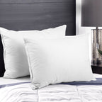 Giselle Bedding Duck Feather Down Pillows - Twin Pack