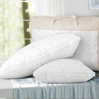Giselle Bedding Luxury Goose Feather Down Pillow Twin Pack