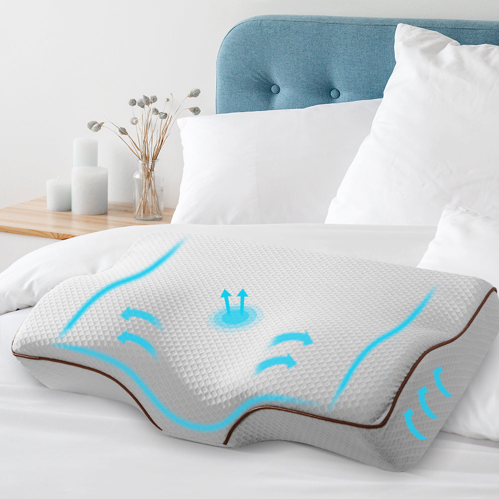 Giselle Bedding Contour Memory Foam Pillow