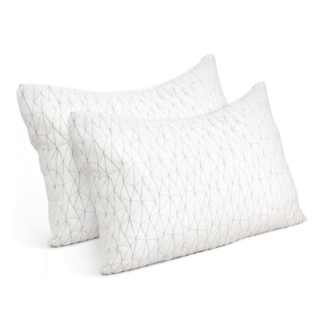Giselle Bedding Twin Pack Memory Foam Pillows