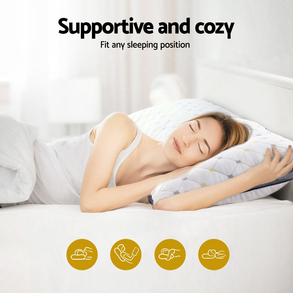 Giselle Bedding Microfibre Support Pillow