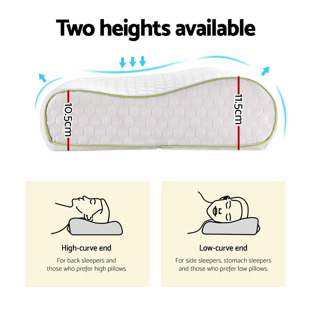 Giselle Contour Memory Foam Pillow