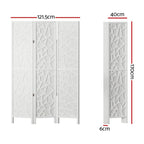 Artiss Clover White 3 Panel Room Divider