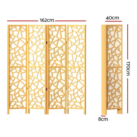 Artiss Foldable 4 Panel Room Divider Screen
