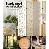 Artiss 6 Panel Clover White Room Divider