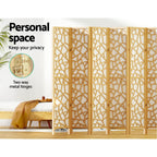 Artiss 8 Panel Clover Room Divider Screen  
Elegant privacy solution for any space