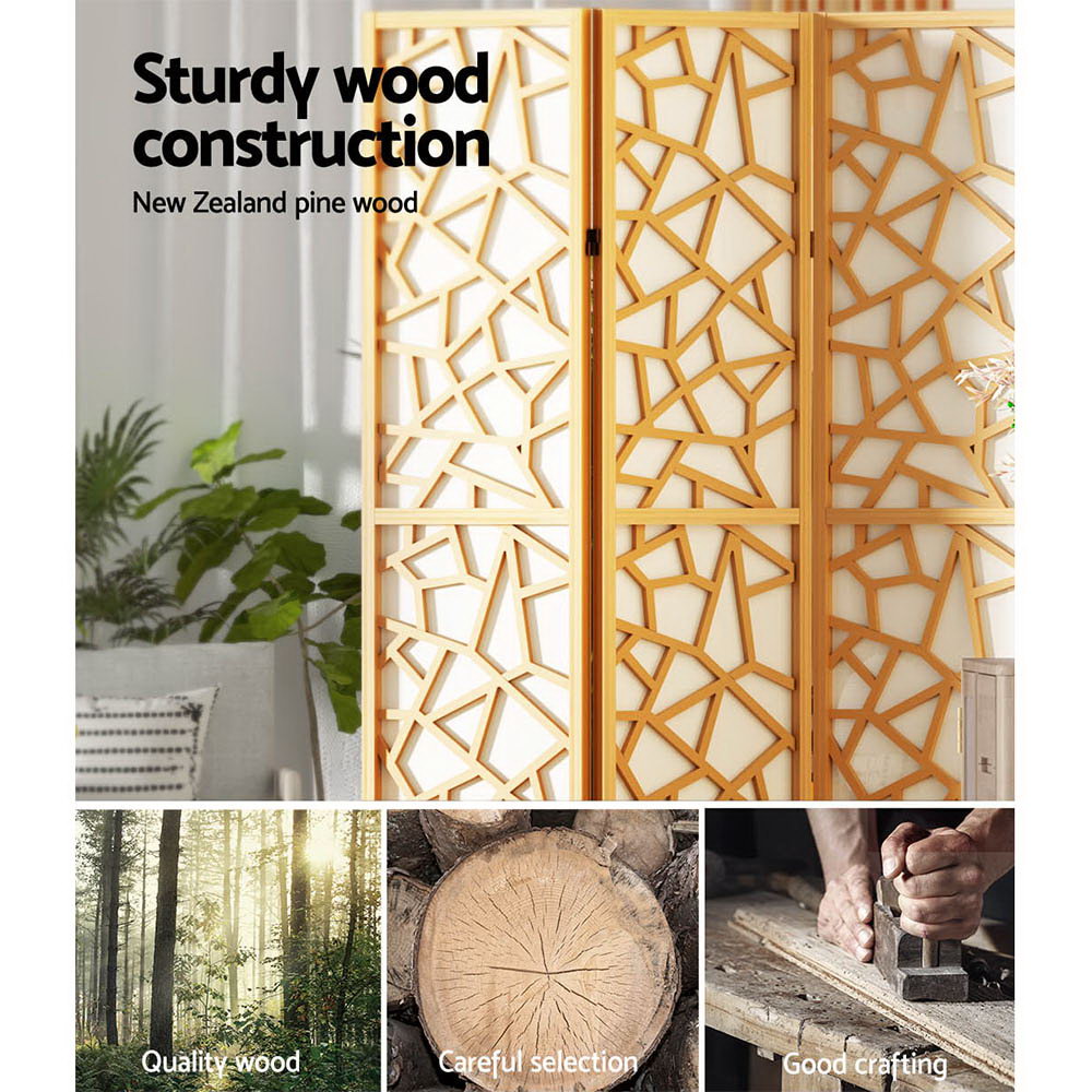 Artiss 8 Panel Clover Room Divider Screen  
Elegant privacy solution for any space