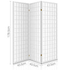 Artiss Folding 3-Panel Room Divider Screen