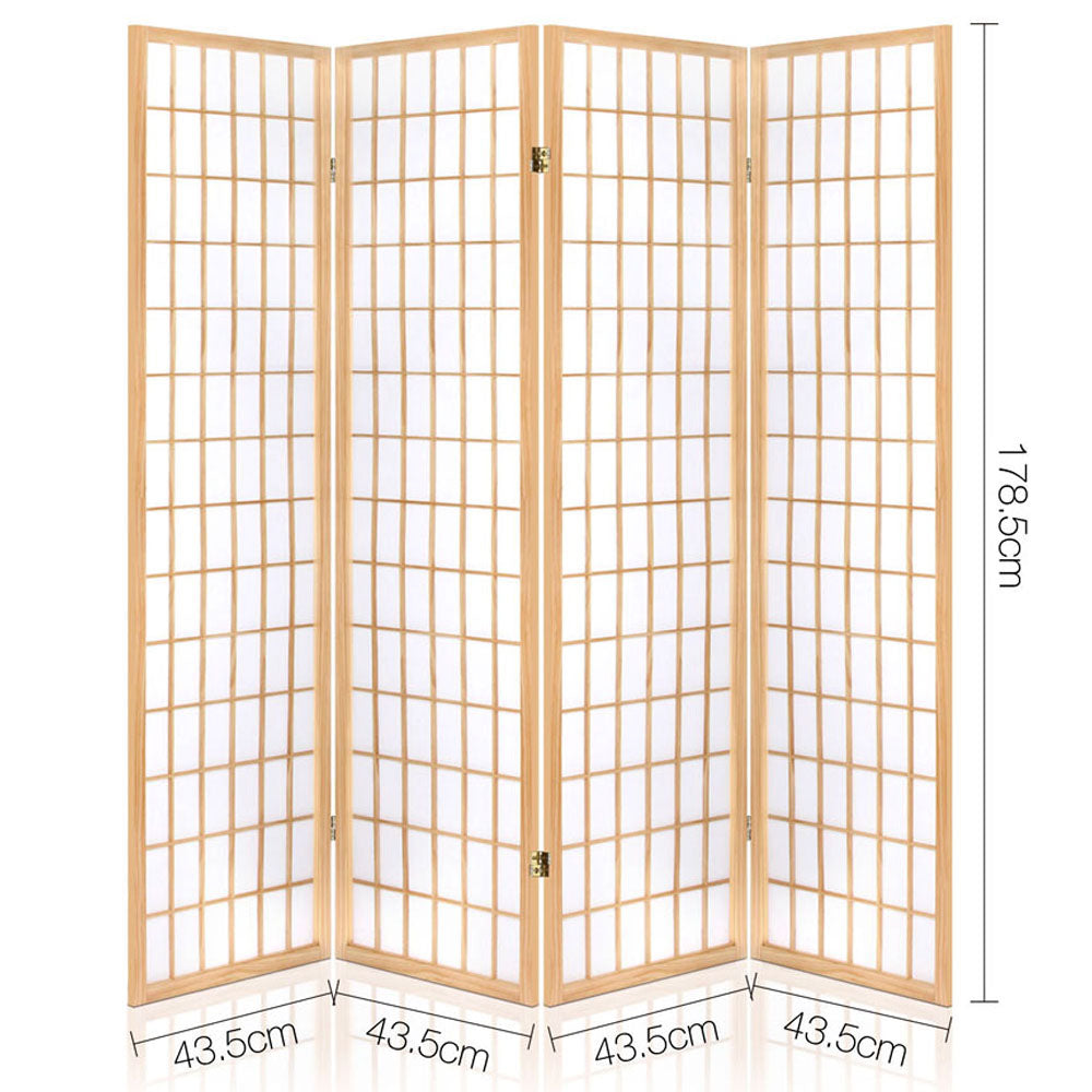 Artiss 4-Panel Folding Room Divider Screen