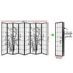 Artiss 8 Panel Bamboo Room Divider Screen