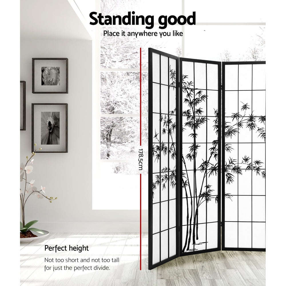 Artiss 8 Panel Bamboo Room Divider Screen