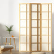 Artiss Natural Wood 3 Panel Room Divider