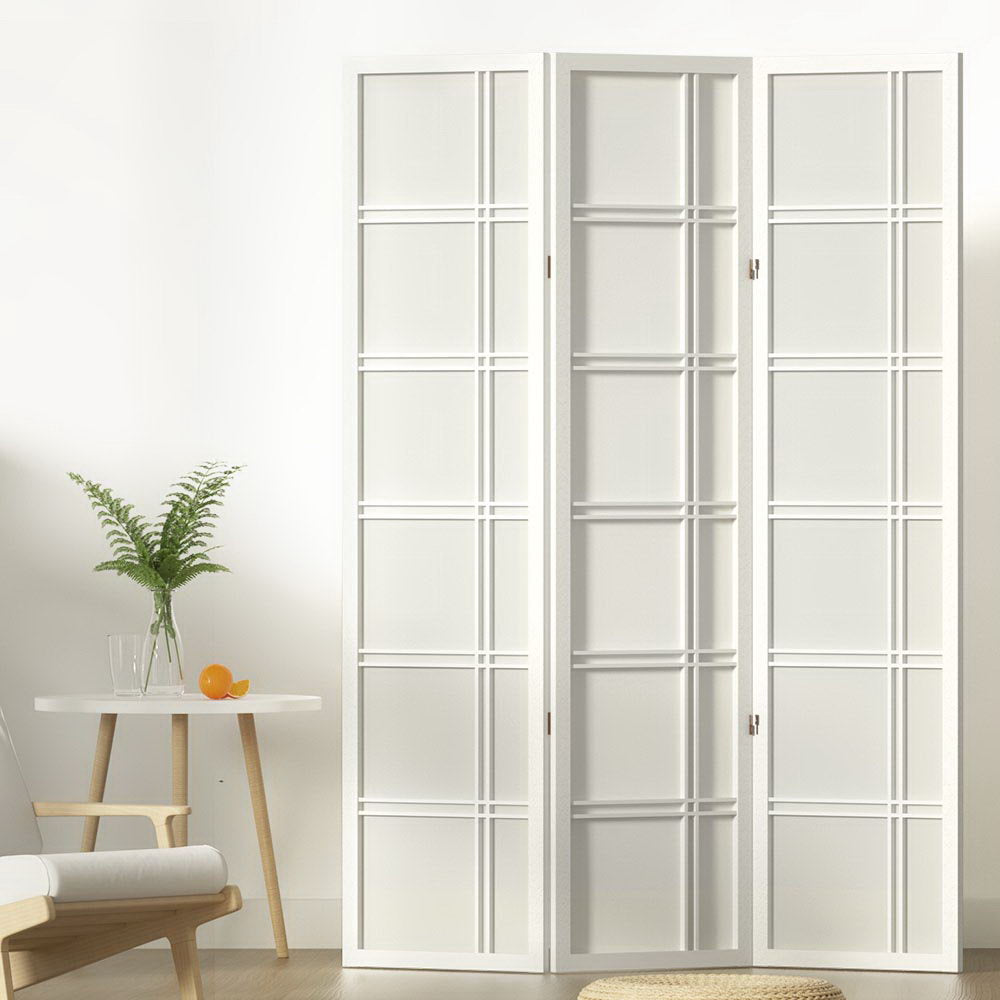 Artiss Nova White 3 Panel Room Divider