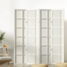Artiss 4 Panel Nova White Room Divider