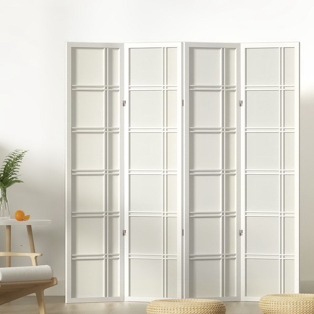 Artiss 4 Panel Nova White Room Divider