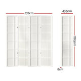 Artiss 4 Panel Nova White Room Divider