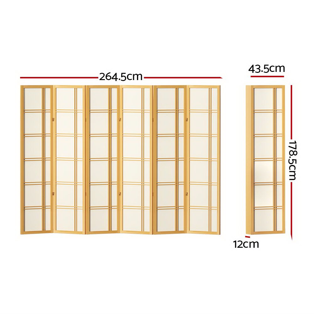 Artiss 6 Panel Folding Room Divider Screen