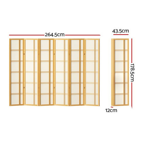 Artiss 6 Panel Folding Room Divider Screen