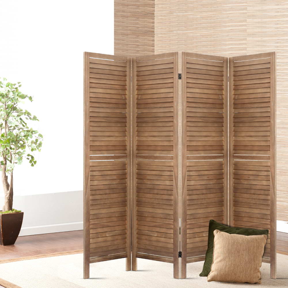 Elegant 4-Panel Folding Room Divider