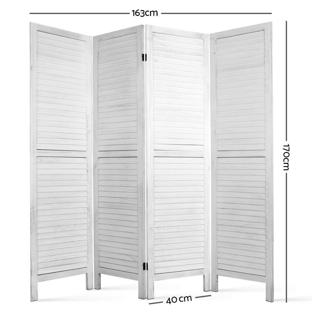 Elegant 4-Panel Folding Room Divider