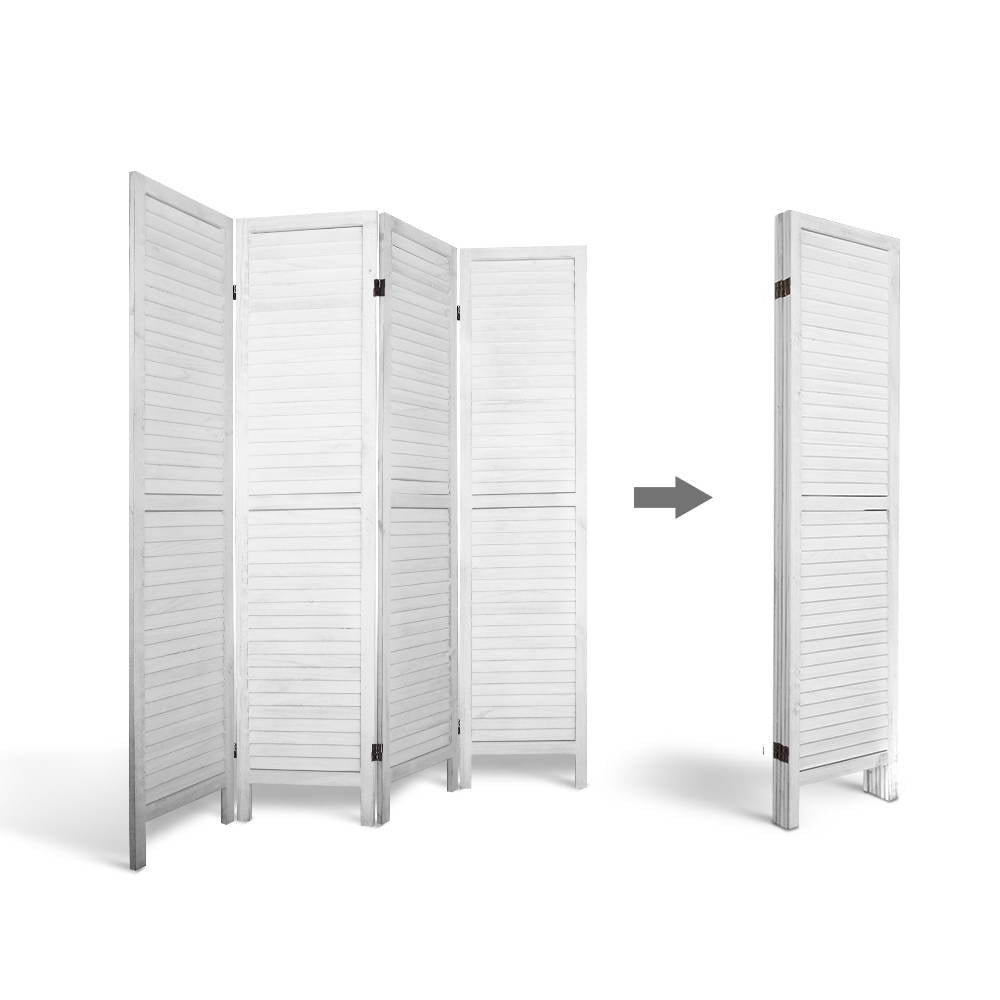 Elegant 4-Panel Folding Room Divider