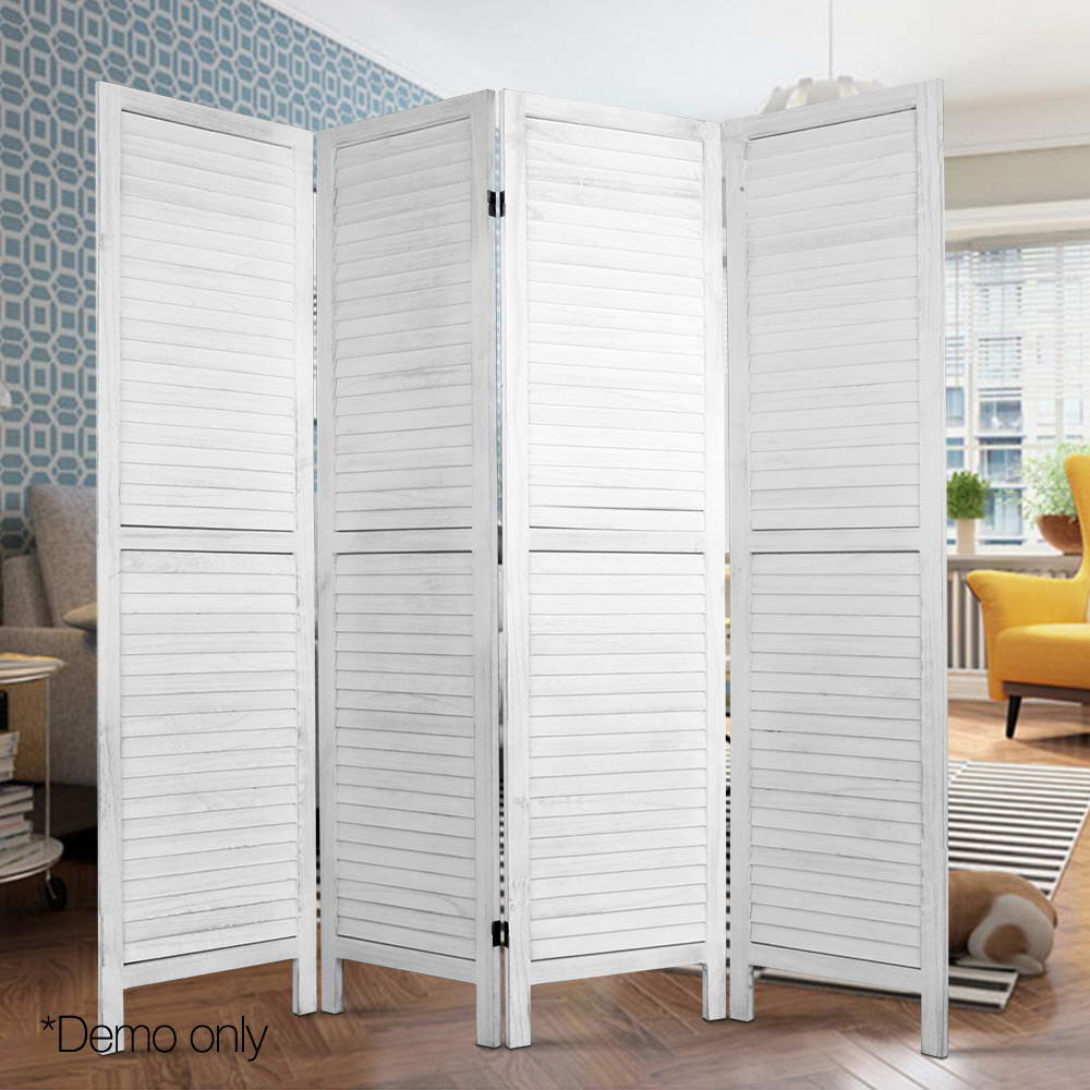 Elegant 4-Panel Folding Room Divider