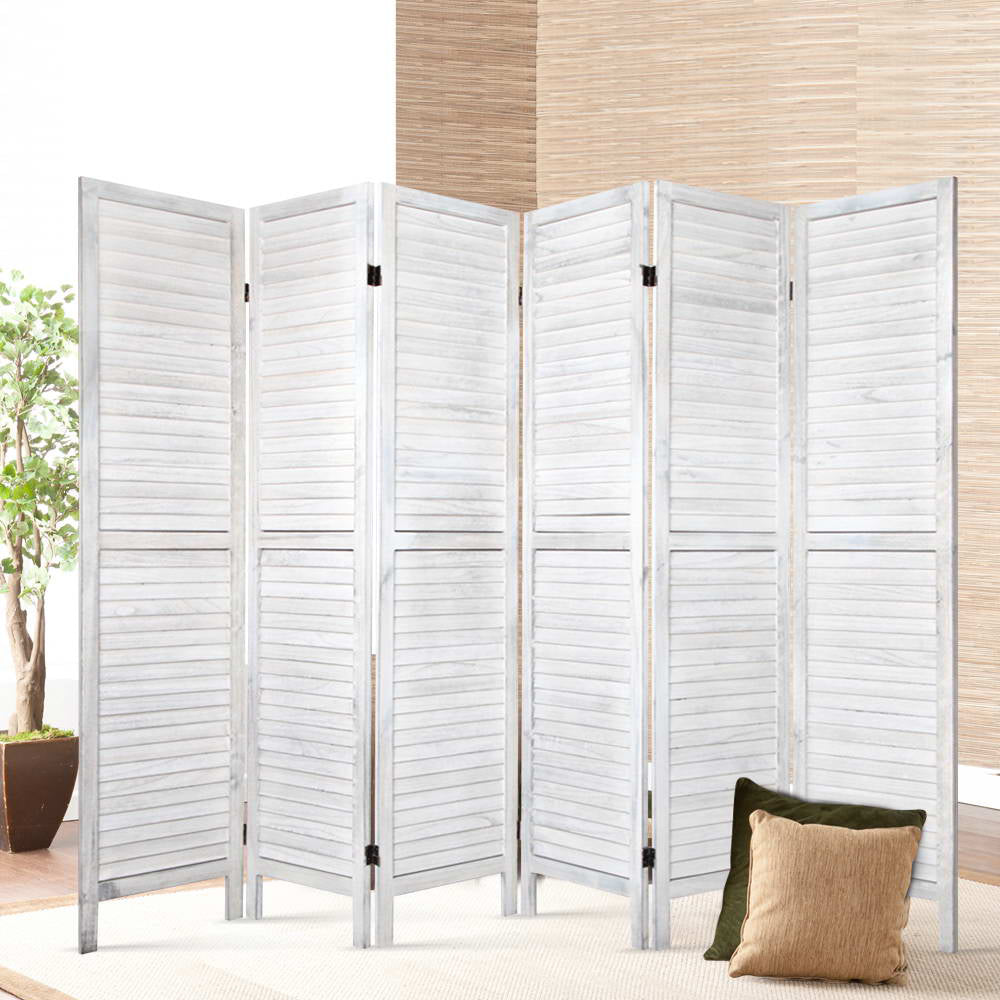 Artiss 6 Panel Louver Room Divider Screen