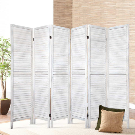 Artiss 6 Panel Louver Room Divider Screen