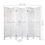 Artiss 6 Panel Louver Room Divider Screen