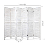 Artiss 6 Panel Louver Room Divider Screen