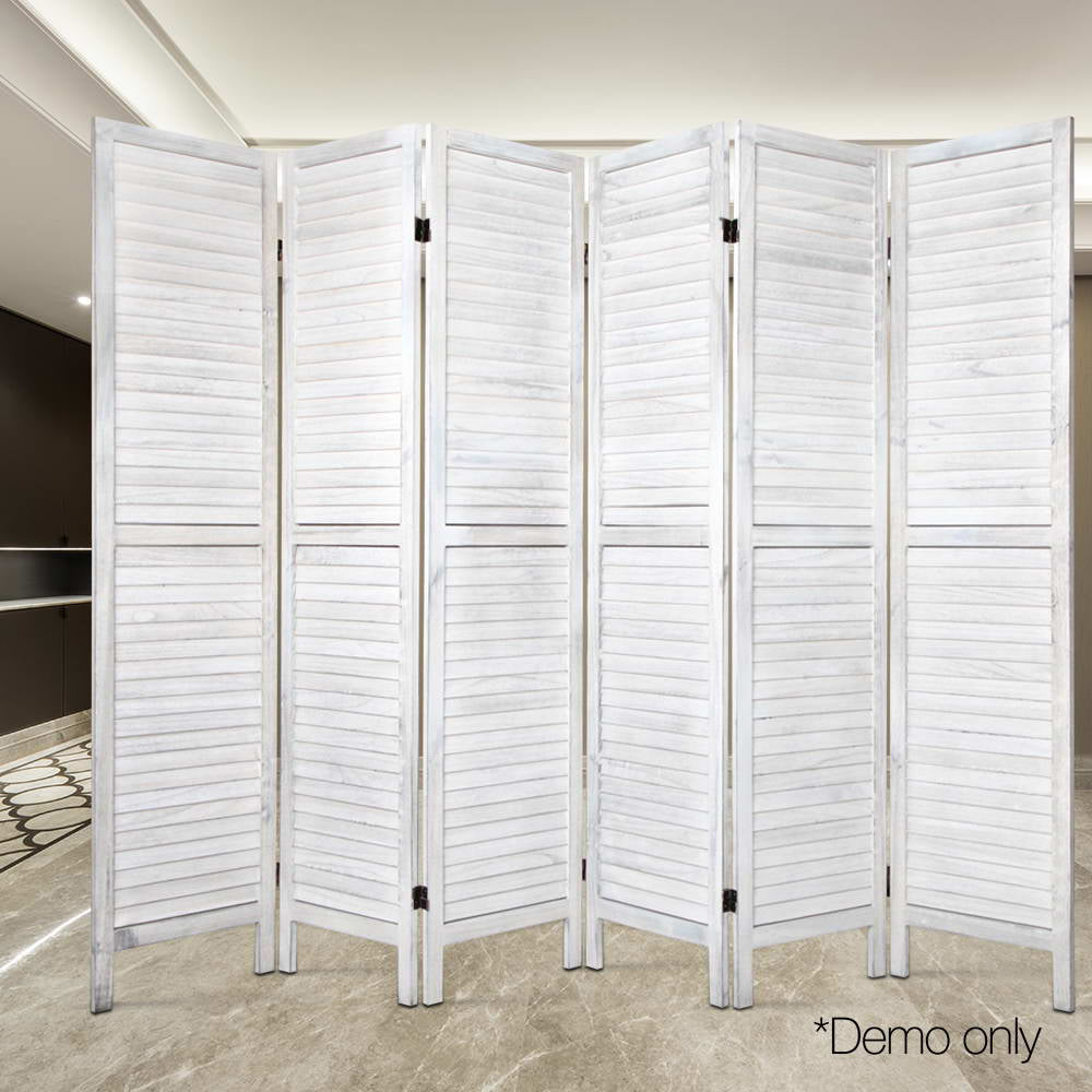 Artiss 6 Panel Louver Room Divider Screen