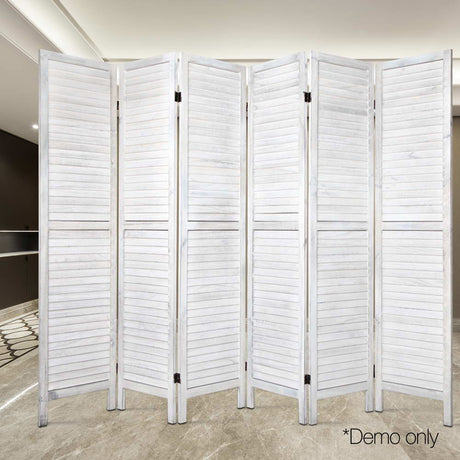 Artiss 6 Panel Louver Room Divider Screen