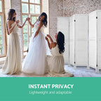 Artiss 6 Panel Louver Room Divider Screen