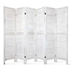 Artiss 6 Panel Louver Room Divider Screen