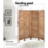 Artiss 8-Panel Louver Folding Room Divider