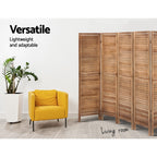 Artiss 8-Panel Louver Folding Room Divider