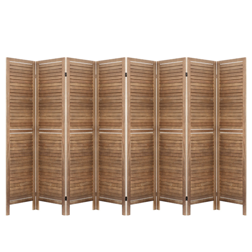 Artiss 8-Panel Louver Folding Room Divider