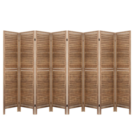 Artiss 8-Panel Louver Folding Room Divider