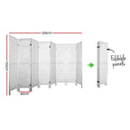 Artiss 8-Panel Louver Folding Room Divider