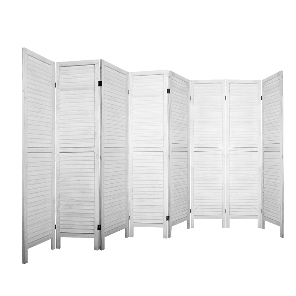 Artiss 8-Panel Louver Folding Room Divider