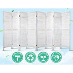 Artiss 8-Panel Louver Folding Room Divider