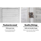 Artiss 8-Panel Louver Folding Room Divider