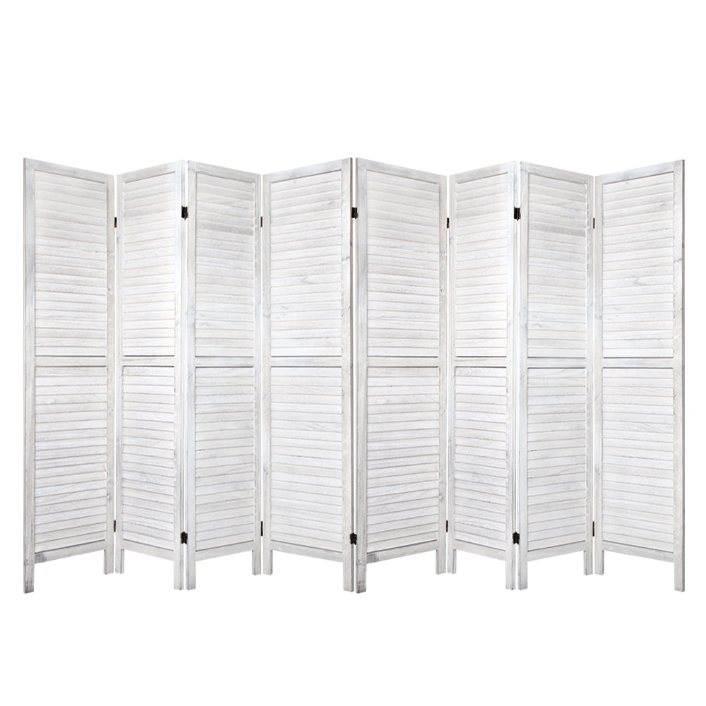 Artiss 8-Panel Louver Folding Room Divider