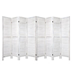 Artiss 8-Panel Louver Folding Room Divider