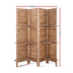 Artiss Folding Room Divider with Shelf