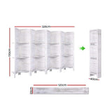 Artiss 8-Panel Freestanding Room Divider with Shelf