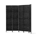 Artiss 4-Panel Woven Room Divider Screen