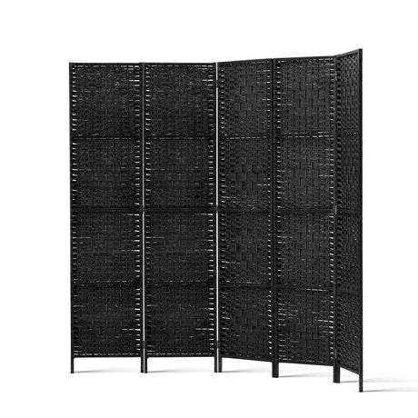 Artiss 4-Panel Woven Room Divider Screen