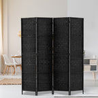 Artiss 4-Panel Woven Room Divider Screen