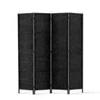 Artiss 4-Panel Woven Room Divider Screen